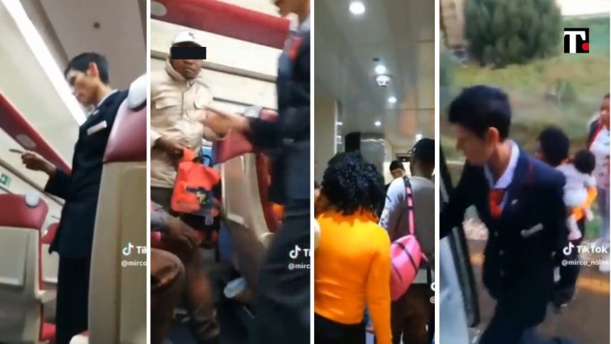 Il video virale della capotreno che fa scendere 30 passeggeri senza biglietto