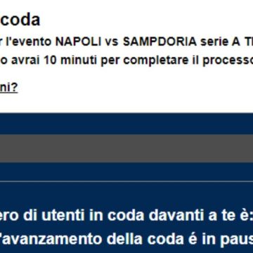 Napoli Sampdoria, biglietti