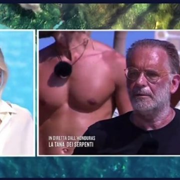 Isola dei Famosi, Cecchi Paone contro Ilary Blasi