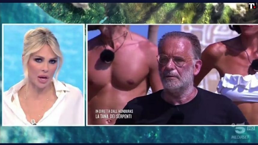 Isola dei Famosi, Cecchi Paone contro Ilary Blasi