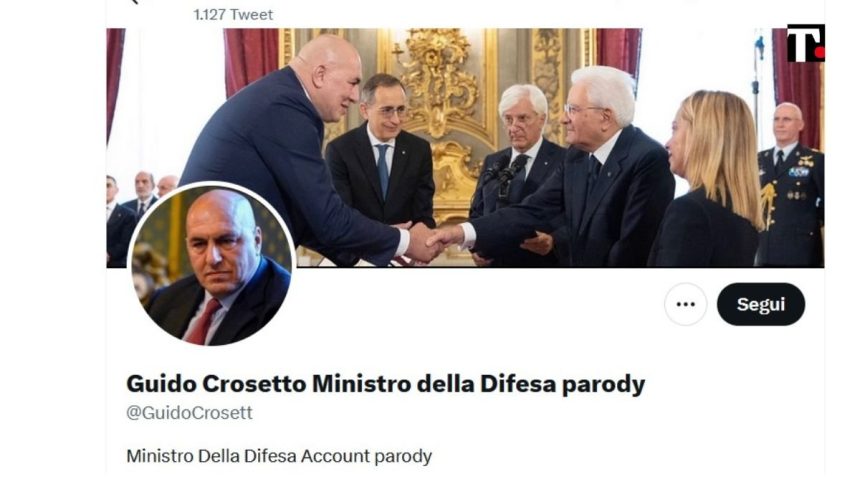 Non solo Crosetto: la politica che va in tilt per le Twitter-parody