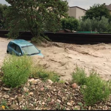 Assisi, bomba d'acqua