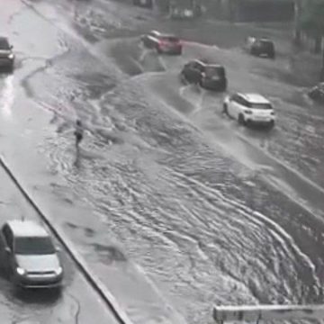 Roma, nubifragio