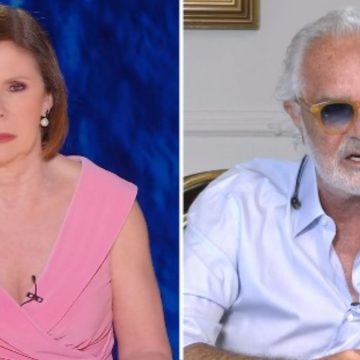 Flavio Briatore da Bianca Berlinguer