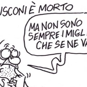 Vauro e la sua vignetta
