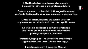 TheBorderline canale chiuso