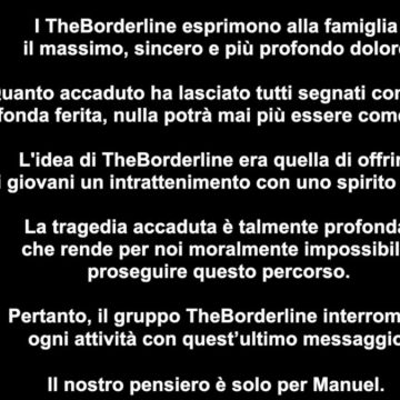 TheBorderline canale chiuso