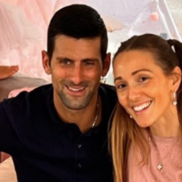 Novak Djokovic moglie