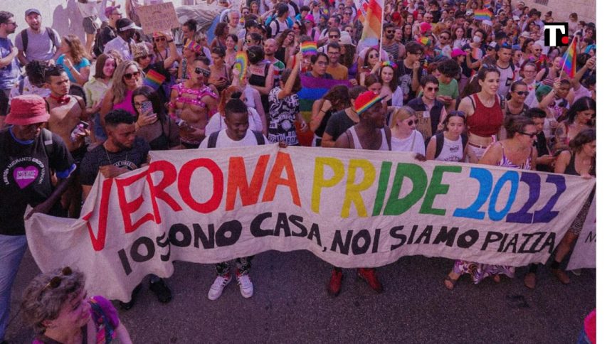 Gay Pride a Verona sabato 8 luglio: percorso, programma, ospiti e l’attacco della Lega