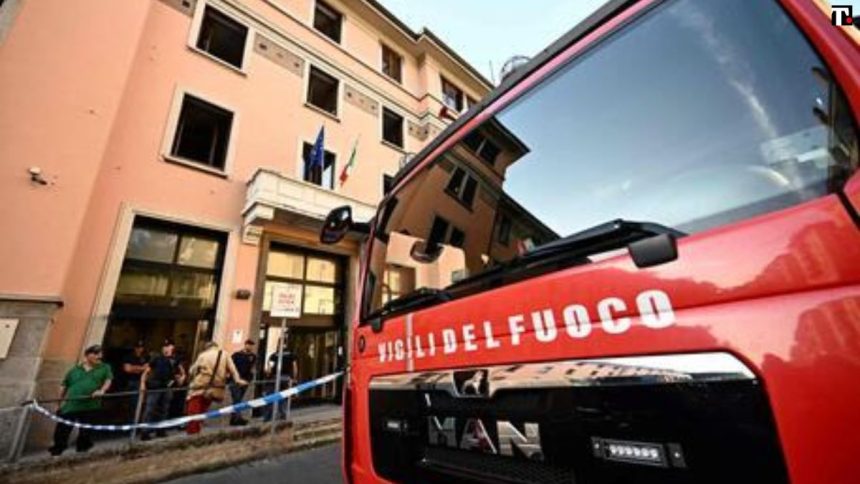 Milano, incendio in casa di riposo