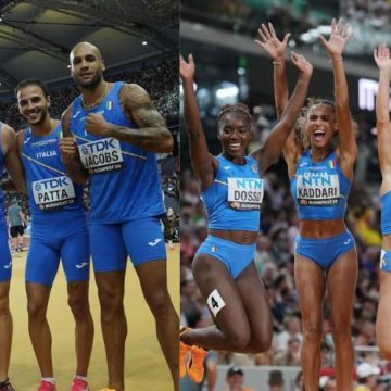 Mondiali atletica 4x100 staffetta