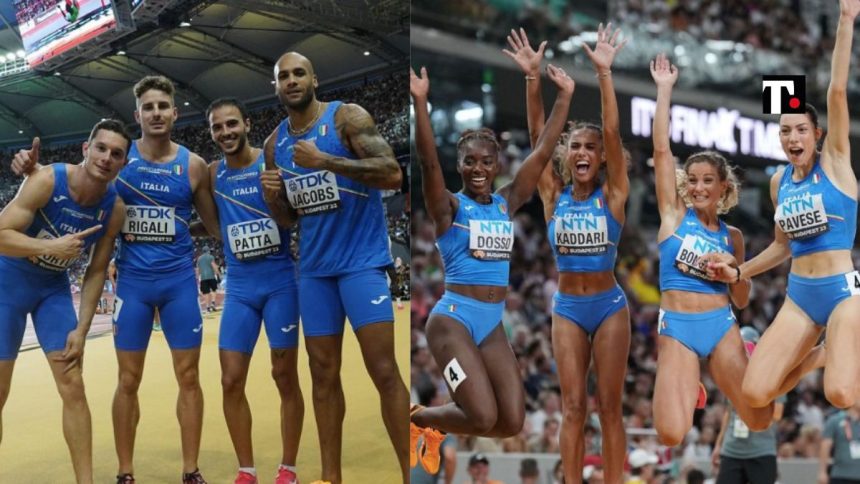 Mondiali atletica 4x100 staffetta