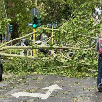 Milano, il maltempo