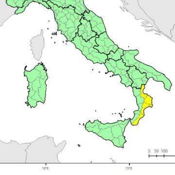 Allerta meteo in Calabria