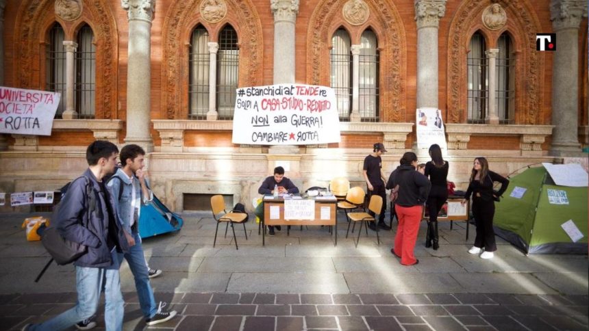 Gli studenti tornano in tenda contro Coima. Ma l’università che fa?