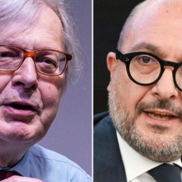 Sangiuliano contro Sgarbi