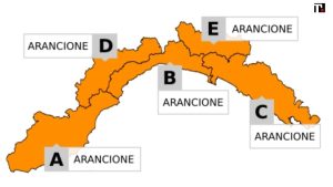 Allerta meteo in Liguria