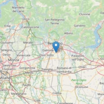 Terremoto a Bergamo