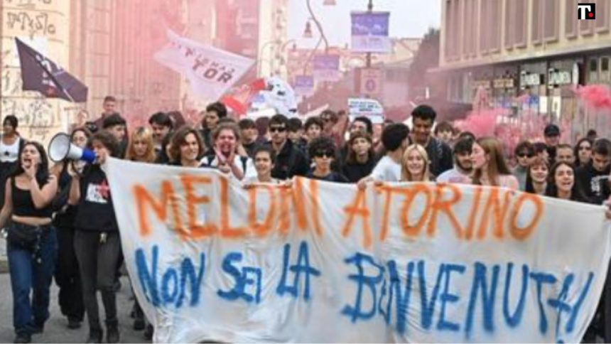 Meloni a Torino