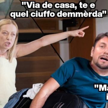Meloni – Giambruno, i social impazziscono: i meme più belli