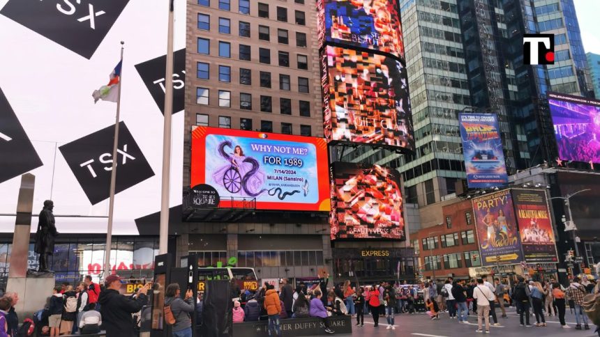 Esclusa dal live di Taylor Swift, la battaglia di Silvia arriva a Times Square