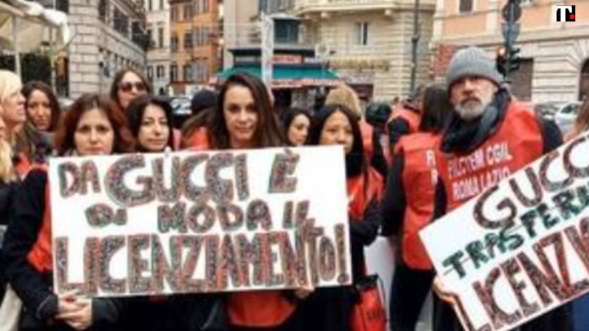 Gucci, sciopero Gucci, sciopero