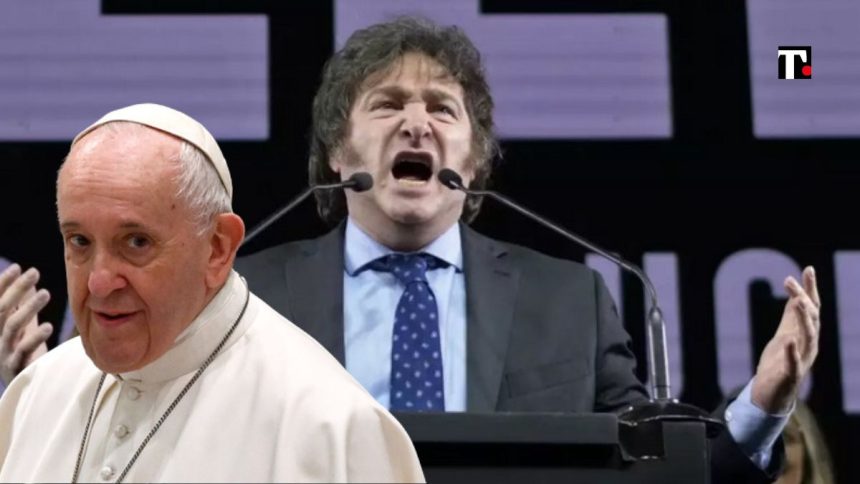 Milei pronto ad accogliere il papa: “Comunista mandato del demonio”