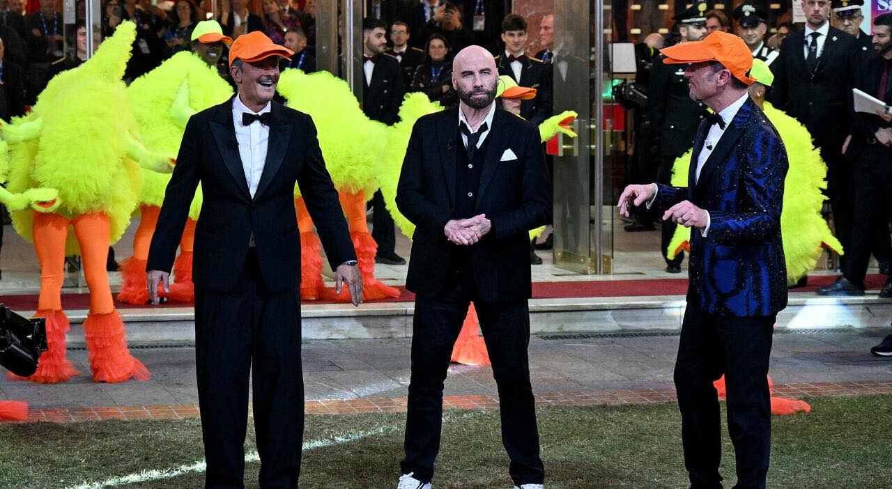 John Travolta a Sanremo 2024