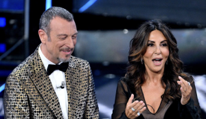 Sabrina Ferilli a Sanremo 2024