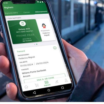 Trenord, l’abbonamento ferroviario è su smartphone e senza tessera
