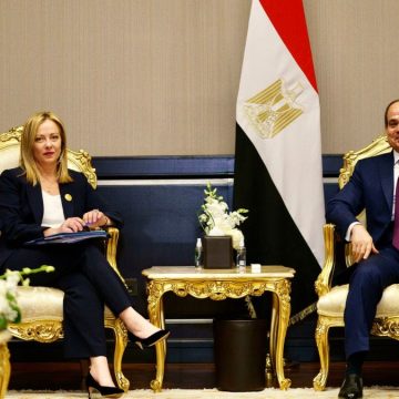 Meloni Al-Sisi