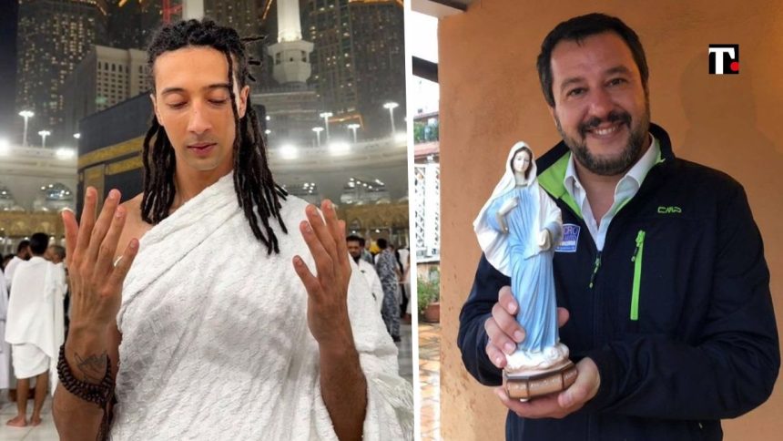 Ghali e Salvini: trova le differenze