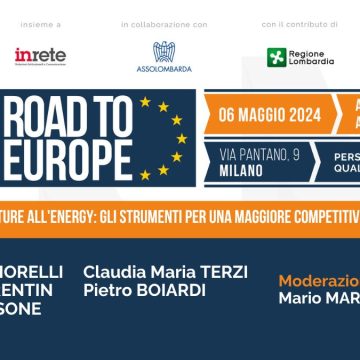 Infrastrutture, energy, fondi europei: il sottosegretario Morelli a Direzione Nord