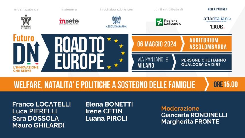 Welfare, natalità e politiche a sostegno delle famiglie: l’evento a Direzione Nord