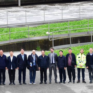 mm Una delegazione cinese in visita al depuratore di MM a Nosedo