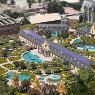 Le scuderie De Montel di Milano rinascono e diventano un grande parco termale naturale urbano