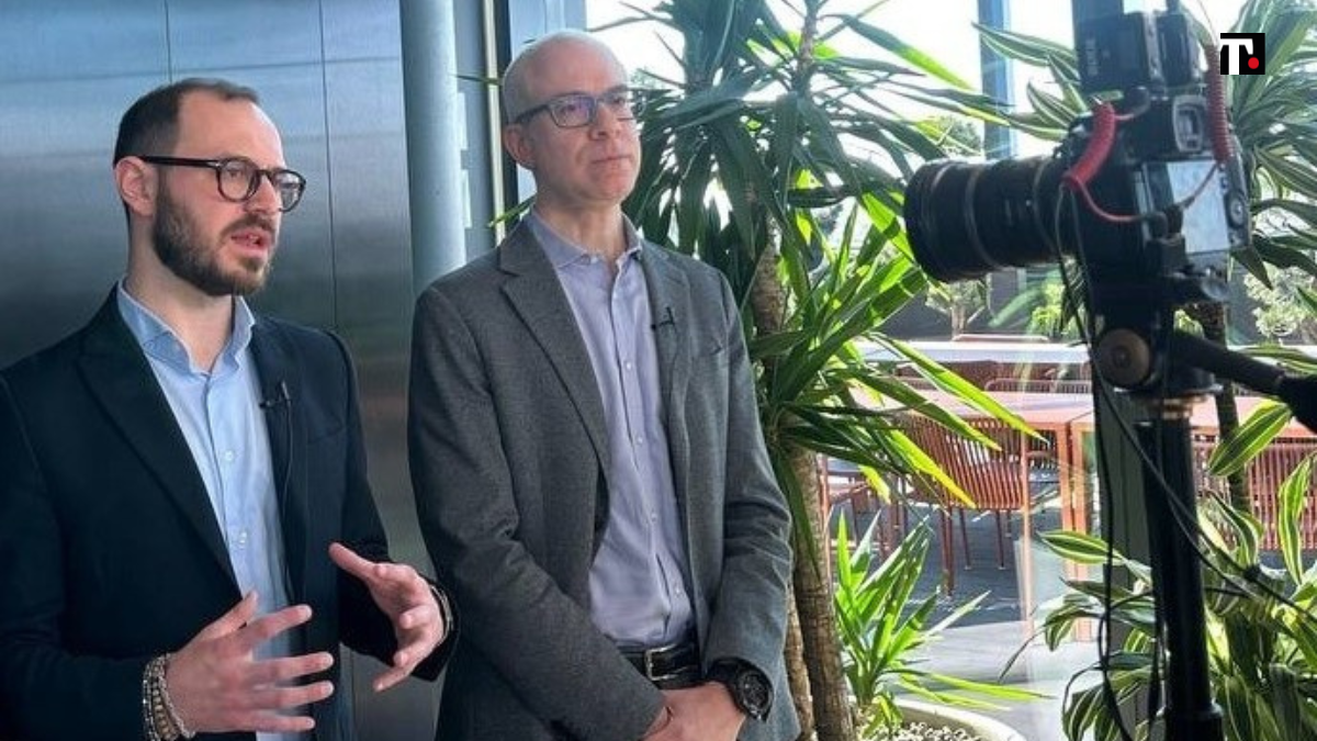 Saverio D'Amico (Train) e Emanuele Corbetta (NTT DATA Italia)