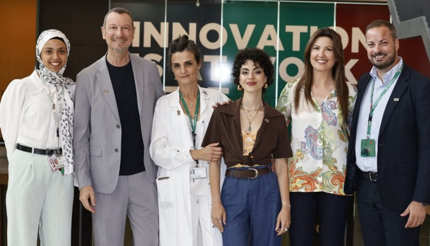 Amadeus e la moglie Giovanna con Fondazione Humanitas per sostenere il progetto AYA