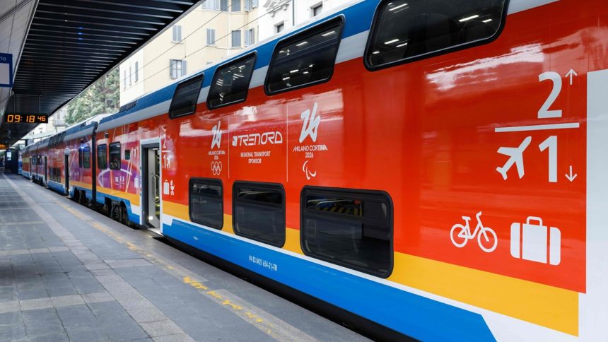 Olimpiadi 2026: in treno con Trenord alle gare a Milano e in Valtellina
