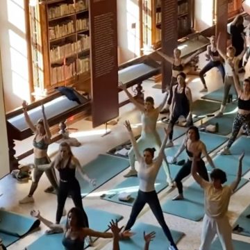 Viva il fitness e le cyclette nei musei